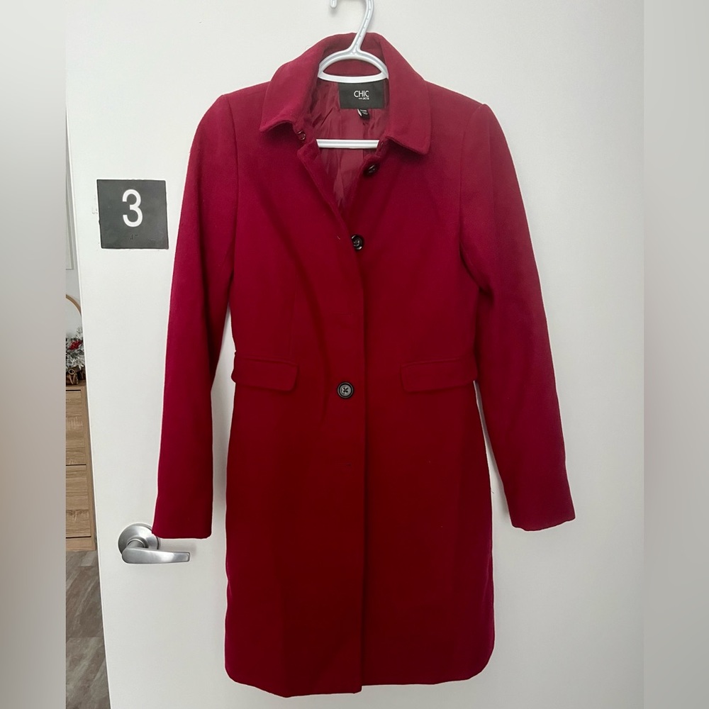Maroon coat